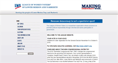 Desktop Screenshot of lwvlmn.org